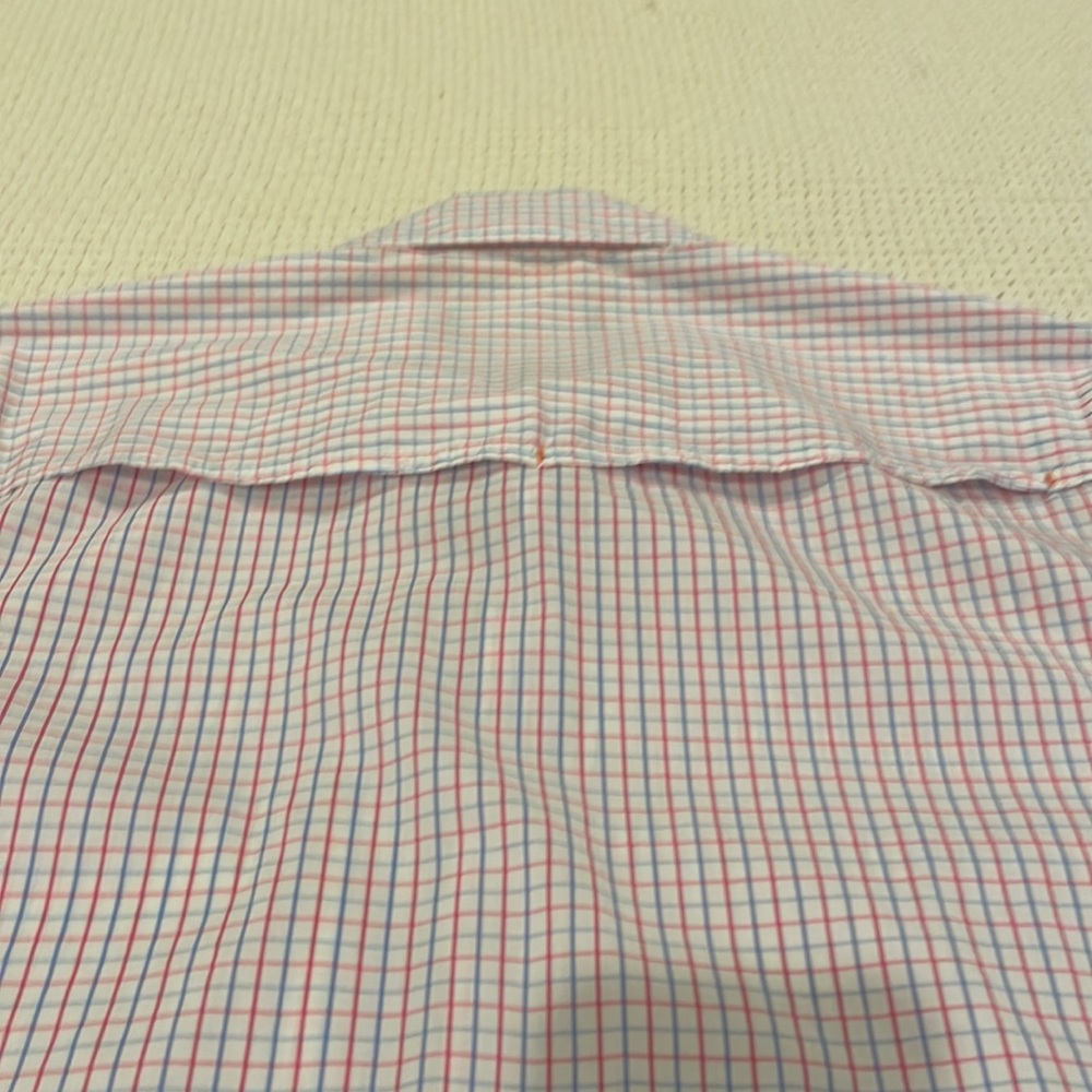 Orvis SS Tech LS Shirt White/Blue/Pink Medium - Picture 12 of 15